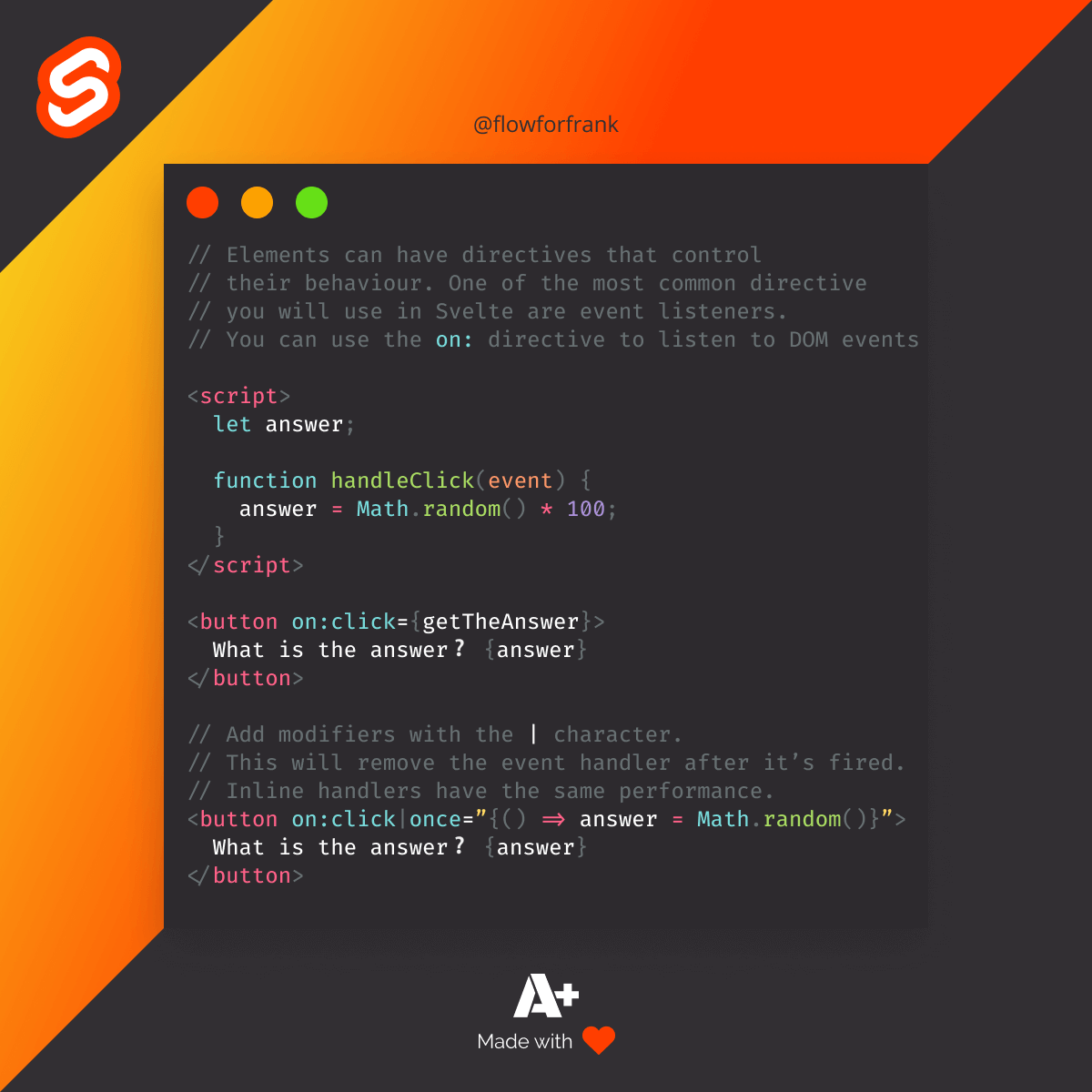 How to Use Event Listeners in Svelte