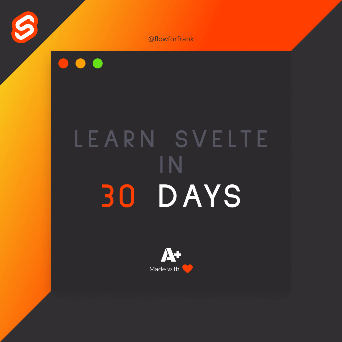 Learn Svelte in 30 days